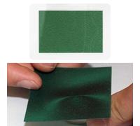 Lot de 2 films visuels de champ magnétique 50 x 75 mm Vert foncé Film micro-encapsulé pour la visualisation Champs statiques Pour la recherche, l'assurance qualité et l'éducation