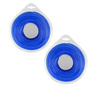 Lot de 2 fils de débroussailleuse sans fil de 1,65 cm pour Ryobi, Worx et la plupart des débroussailleuses à gaz et électriques