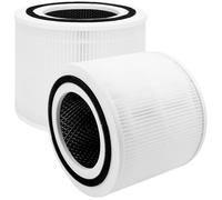 Lot de 2 Filtre Purificateur d'air pour LEVOIT Core 200S, H13 HEPA Filtre de Remplacement pour Purificateur d'air LEVOIT Core 200S