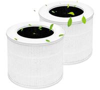 Lot de 2 Filtre Purificateur d'air pour LEVOIT Core Mini, H13 HEPA Filtre de Remplacement pour Purificateur d'air LEVOIT Core Mini, Core Mini-RF. High-Efficiency Activated Carbon