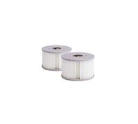 Lot de 2 filtre spa Mspa - Accessoire spa pour l'entretien de votre spa gonflable CONCEPT USINE Blanc