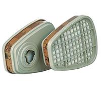 Lot de 2 filtres 3M 6055 A2 pour vapeurs organiques dangereuses (2 pièces/1 paire).