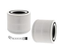 Lot de 2 filtres à air blancs Core 300 de rechange compatibles avec le purificateur d'air LEVOIT Core 300 300S P350 True HEPA et filtre à charbon actif Core 300-RF Core P350-RF, filtre HEPA ultra