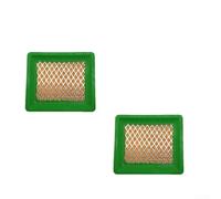 Lot de 2 filtres à air compatibles avec les tondeuses à gazon à essence MS196-51/MS196-51E - 113 mm x 98 mm x 22 mm