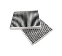 Lot de 2 filtres à air conditionné pour BMW Série 5 6 7 compatible avec OEM 64116809933