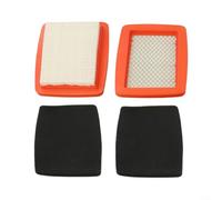 Lot de 2 filtres à air de rechange pour aspirateur EGO Power+ EBZ8500, T401282310, 512652001 et 544271501, orange/noir, 22 x 20 x 7 cm