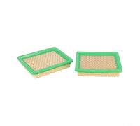 Lot de 2 filtres à air de rechange pour tondeuse à gazon, 113 x 98 x 22 mm, compatible avec les tondeuses à gazon à essence Scheppach MS196-51/MS196-51E, matériau durable, facile à installer, s'adapte