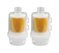 Lot de 2 filtres à air diesel 25 mm pour chauffages Weber et Eberspächer Air Assist - Construction en plastique et papier