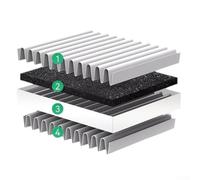 Lot de 2 filtres à air HEPA pour imprimantes 3D Flashforge Adventurer 5M et 5M Pro - Filtration en coton au carbone, remplacement d'outils et de traction