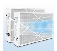 Lot de 2 filtres à air MERV 16 6672 16 x 25 x 5 pour four Lennox 6672 Healthy Climate Carbon pour système CVC, numéro de pièce HCF16-16