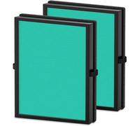 Lot de 2 filtres à air MK04 de rechange pour purificateur d'air AROEVE MK04 MG04JH, filtre HEPA H13 Ture pour MK04 pour poussière, squames d'animaux, fumée, pollen pour chambre à coucher, bureau.