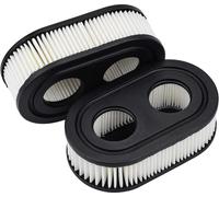 Lot de 2 filtres à air pour tondeuse à gazon Briggs & Stratton, 593260, noir