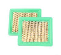 Lot de 2 filtres à air pour tondeuse à gazon FX-RM 4639 5196 eS PRO 1855 5.5 5.0 Pièce de rechange Convient pour 4260249446175 RM1850E1004 Installation facile Durable 116 x 100 x 29 mm Pour