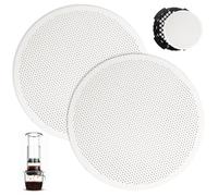 Lot de 2 Filtres à Café en Acier Inoxydable pour Aeropress, 62 mm/2.45 in Filtre à Café Métallique Réutilisable pour AeroPress Go, Compatible avec Espresso, Café Américain et l'infusion à froid