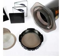 Lot de 2 filtres à café en acier inoxydable réutilisables pour extraction de café Aeropress 61 mm