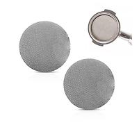 Lot de 2 filtres à café, séparateur d'eau à expresso, séparateur d'eau secondaire, tamis à palet portable, filtre à café réutilisable