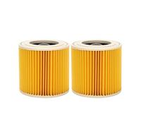 Lot De 2 Filtres À Cartouche, Filtre De Rechange, Filtre For Aspirateur, Compatible Avec Karcher, WD2, WD3, WD3P, MV2, MV3