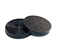 Lot de 2 filtres à charbon actif alternatifs - compatible avec Siemens LZ55651 - accessoires de hotte aspirante - pour mode recyclage