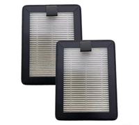 Lot de 2 filtres à charbon actif pour Bambu Lab P2S X2D pour imprimante 3D, HEPA 13 double filtration, pièce de rechange pour ventilateur d'échappement, réduit les COV et 130 x 100 x 18 mm