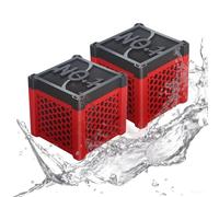 Lot de 2 filtres à charbon actif pour eau, mini bloc de charbon actif, filtre à charbon actif pour chevaux, abreuvoir pour chevaux, purificateur d'eau pour aquarium, cubes de purification d'eau pour