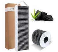 Lot de 2 filtres à charbon actif pour hotte aspirante Bora Pure/X Pure/S Pure - Accessoires de rechange - 2 filtres de rechange