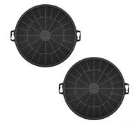 Lot de 2 filtres à charbon actif pour hotte aspirante de cuisine pour une meilleure manipulation et gestion de l'air (233 mm)