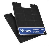 Lot de 2 filtres à charbon actif pour hotte aspirante - Peuvent être découpés - Remplacement pour Amica KF 17131 & KF 17133
