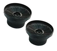 Lot de 2 filtres à charbon actif pour modèle C3C - remplace 61801251, 531371 - compatible avec les hottes Teka, Küppersbusch, Gorenje, Smeg