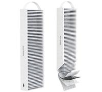 Lot de 2 filtres à charbon actif pur compatibles avec Bora X/S, accessoires de rechange pour hotte aspirante, 5 couches de rechange pour filtre Bora