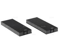 Lot de 2 filtres charbon FCH260 ACM26 Hotte (49016876 49016877 ROSIERES CANDY FAGOR PROLINE GLEM SAMSUNG HYGENA ARISTON HOTPOINT SCHOLTES AIRLUX BEKO FIRSTLINE)