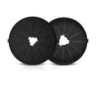 Lot de 2 filtres à charbon de rechange JTCF-55E pour hotte aspirante TopStrong 127 mm