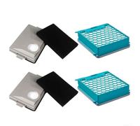 Lot de 2 filtres à charbon de rechange pour aspirateurs Miele Boost CX1 et Blizzard CX1, numéros de pièce 11639240, SF HY 60, 11639250, CX FSF, conçus pour un ajustement précis