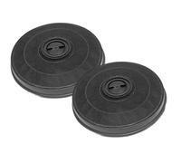 Lot de 2 filtres à charbon de rechange pour Eff54, EFF57 ehfc57, ehfv, e3cff57 - Convient à AEG Electrolux Zanussi 5029467700, 5029467700/5 Filtre à charbon actif/Filtre anti-odeurs