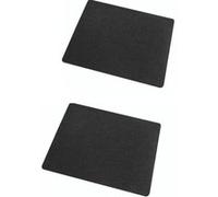 Lot de 2 filtres à charbon Roblin pour hotte Noir Noir G