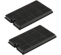 Lot de 2 filtres à charbon TYPE 35 267X160X20 mm Hotte (484000008675 C00384663 BAUKNECHT WHIRLPOOL)