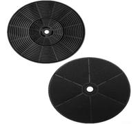 Lot de 2 filtres à charbon WRHF004S2 pour hottes en verre et acier inoxydable pour utilisation convertible et installation sous armoire
