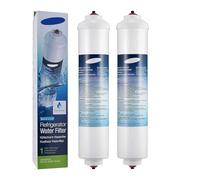 Lot de 2 filtres à eau pour réfrigérateur compatibles avec Samsung, DA29-10105J WSF-100 Aqua-Pure Plus, compatibles avec LG, 5231JA2010B GE GXRTQR, filtre à eau DA29-10105J