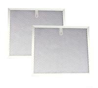 Lot de 2 filtres à graisse en aluminium ACC187 conçus pour les hottes WRJ600UW WRJ600US WRJ600UK WRJ603UW et RFD602W RFD602S WRJ611US