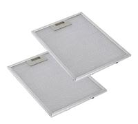 Lot de 2 filtres à graisse en métal pour hotte aspirante de cuisine - 320 x 260 mm - Filtre de rechange pour de nombreuses marques leaders d'extraction d'air