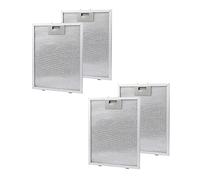Lot de 2 filtres à graisse métalliques pour hotte aspirante, 320 x 260 mm, filtre à graisse en métal pour hotte aspirante de cuisine (4)