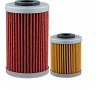 Lot de 2 filtres à huile HF155 HF157 type original HIFLO compatible avec K T M 690 SMC 2008 2009 2010 2011