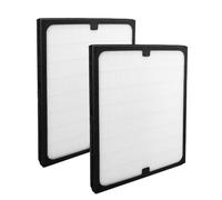 Lot de 2 filtres à particules Classic 200 Series compatibles avec Blueair Classic 280i, 203, 203 Slim, 205, 270E, 270E Slim Air Puri-fier, H13 HEPA et filtre de rechange à charbon à particules