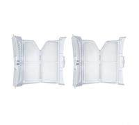 Lot de 2 filtres à peluches pour sèche-linge Bosch Siemens 752387, IQ300, IQ500, IQ700, Avantixx Series 4, 6, 8, blanc