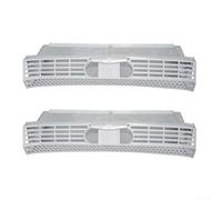Lot de 2 filtres à peluches pour sèche-linge Bosch, Siemens, Neff | Compatible avec les pièces 652184, 00652184, 01000435 | Design pliable, plastique blanc