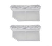 Lot de 2 filtres à peluches pour sèche-linge Siemens iQ700 iQ500 Series 6 800, compatible avec pièce 752387 00752387, filtre à peluches en plastique de rechange