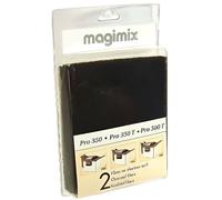 Lot de 2 filtres anti odeurs noirs pour friteuses Magimix