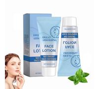 Lot de 2 filtres anti-transpirants pour le visage, contre la transpiration excessive sur tout le corps, contrôle de la transpiration et de la peau grasse, réduit la transpiration, anti-transpirant