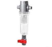 Lot de 2 filtres avant d'aquarium en polypropylène pour collecte des déchets de poissons et réservoir de sédiments, circulation efficace de l'eau pour aquariums et bassins, entretien facile, gris (A)