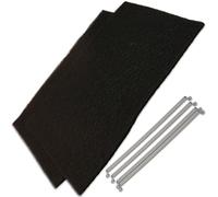 Lot de 2 filtres charbon 335X95X5 mm Hotte 74X5766 BRANDT Hotte 74X5766 BRANDT