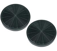 Lot de 2 filtres charbon type 196 Hotte (484000008674 AEG ARISTON HOTPOINT ARTHUR MARTIN ELECTROLUX BEKO BOSCH DE DIETRICH ELECTROLUX FAURE FRANKE INDESIT JUNO NEFF ROBLIN SCHOLTES SIEMENS ZANKER ZANU